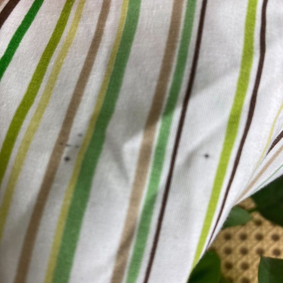 Vintage 90s/Y2k Striped Floral Dress - Picture 5 of 5